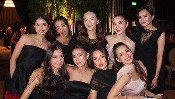 7 Momen Geng Mermaid In Love Reunian di Resepsi Pernikahan Syifa Hadju-El Rumi