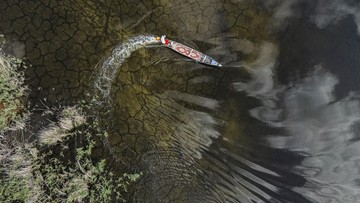 FOTO: Kekeringan Panjang Usai, Rawa Purba Irak Bernafas Lagi