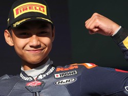 Kiandra Ramadhipa Pembalap Muda Indonesia Menang di Race 2 Red Bull Rookies Cup 2026