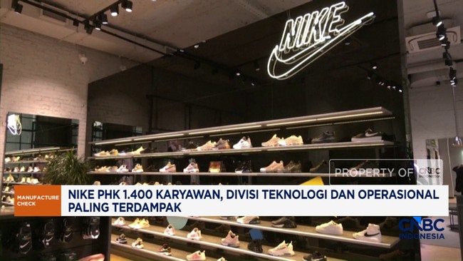 Video: Nike PHK 1.400 Karyawan, Divisi Teknologi Paling Terdampak