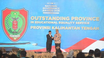 Kalteng Raih Apresiasi Pendidikan di National Governance Awards 2026