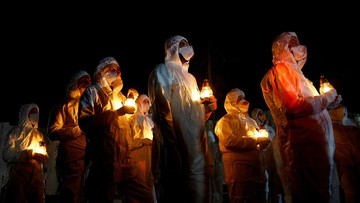 FOTO: Peringatan 40 Tahun Bencana Nuklir Chernobyl