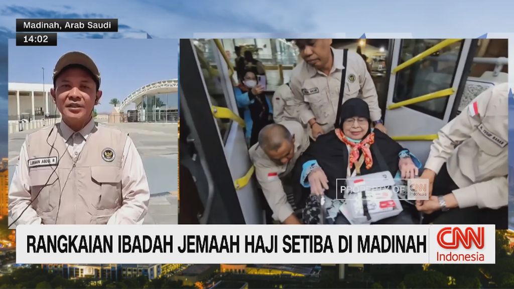 VIDEO: Rangkaian Ibadah Jemaah Haji Setiba di Madinah