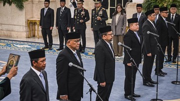 6 Pejabat yang Dilantik Prabowo di Reshuffle Jilid V