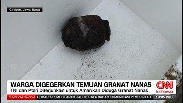 VIDEO: Temuan Granat Nanas Gegerkan Warga Cirebon