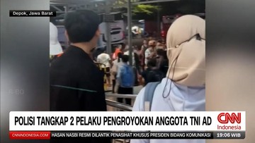 VIDEO: Polisi Tangkap Dua Pelaku Pengeroyokan Anggota TNI di Depok