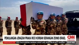 VIDEO: Upacara Perpisahan Prajurit TNI Korban Serangan di Lebanon
