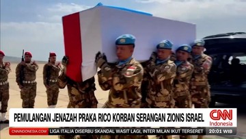 VIDEO: Upacara Perpisahan Prajurit TNI Korban Serangan di Lebanon