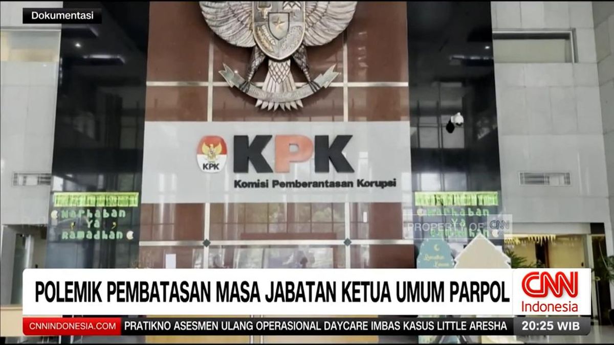Pembatasan Masa Jabatan Ketua Umum Parpol: Kontroversi dari KPK