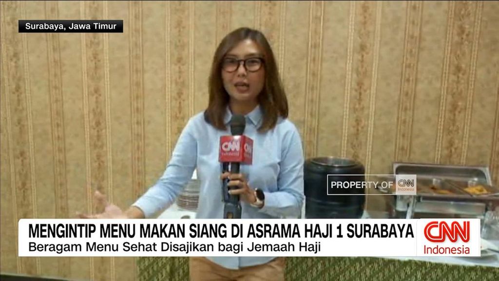 VIDEO: Mengintip Menu Makan Siang di Asrama Haji 1 Surabaya