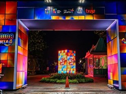 Sukses Digelar, Ada Video Mapping hingga Pentas Seni di HUT Ke-51 TMII