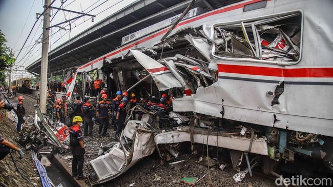 Seluruh Korban Tewas Kecelakaan Kereta di Bekasi adalah Perempuan Dewasa