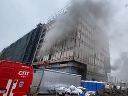 Video: 7 Orang Tewas dalam Kebakaran Lokasi Konstruksi di Moskow