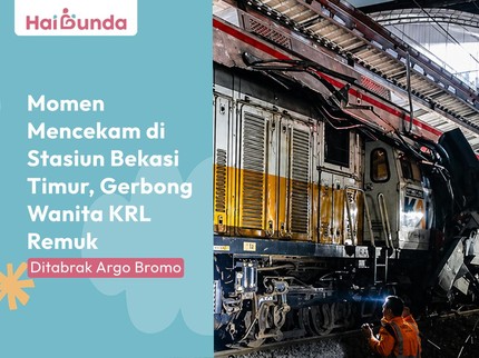 Momen Mencekam di Stasiun Bekasi Timur, Gerbong Wanita KRL Remuk Ditabrak Argo Bromo