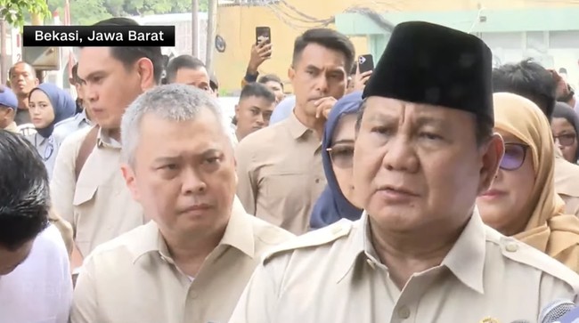 Prabowo Usai Kunjungi Korban Kereta Maut: Kita Semua Prihatin dan Kaget