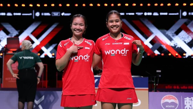 Rachel Allesya Rose/Febi Setianingrum saat tampil di Uber Cup. (Arsip PBSI)
