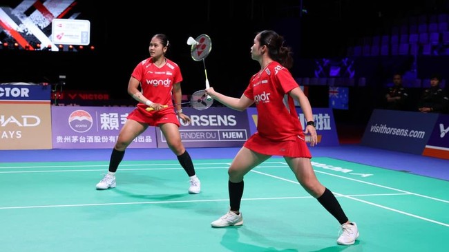 Rachel Allesya Rose/Febi Setianingrum saat tampil di Uber Cup. (Arsip PBSI)