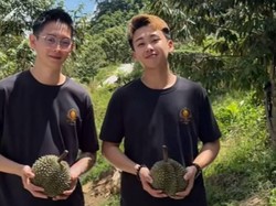 Modal Nekat, Dua Pria Ini Sukses Jualan Durian Bareng