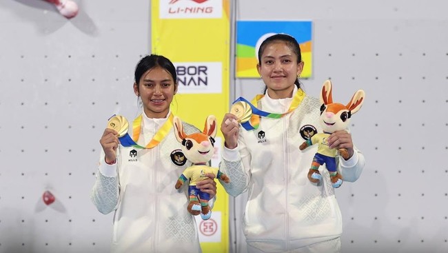 Indonesia meraih medali emas Asian Beach Games 2026 (ABG 2026) melalui cabang olahraga (cabor) panjat tebing pada Rabu (29/4).