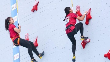 Update Eksklusif Olahraga CNN : Yenni Wahid Harap Panjat Tebing Putri Rebut Medali Emas Nanti Malam