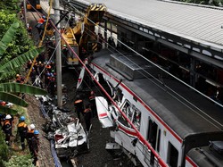 Polda Metro: Korban Luka-luka Tabrakan KA di Bekasi 90 Orang, 44 Sudah Pulang