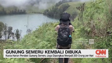 VIDEO: Gunung Semeru Kembali Dibuka