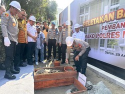 Kapolda Metro Groundbreaking Markas Polres Depok: Pelayanan Harus Makin Baik