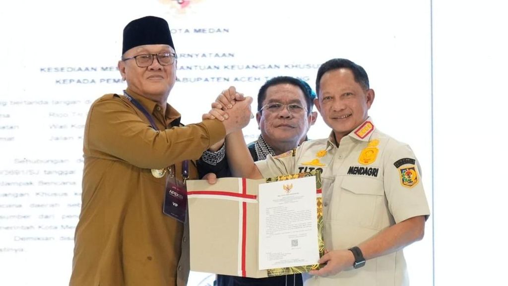 Solidaritas Sumut dan Sumbar Berikan Hibah Rp287 Miliar Percepat Pemulihan Aceh Pascabencana