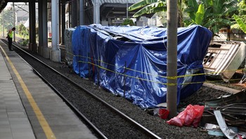 FOTO: Kondisi Stasiun Bekasi Timur Usai Tabrakan Kereta