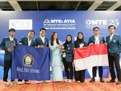 Mahasiswa Undip Bikin Inovasi Bantuan Bencana Pakai Kecoa, Raih Emas di Malaysia