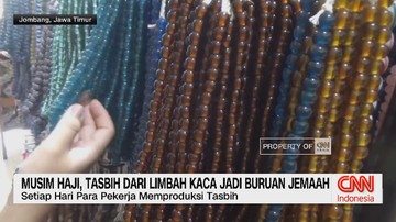 VIDEO: Musim Haji, Tasbih dari Limbah Kaca Jadi Buruan Jemaah