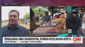 VIDEO: Pemakaman Karyawan TV Swasta, Korban Tragedi Kecelakaan Kereta