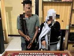Sepasang Kekasih Ditangkap Hendak Edarkan Sabu dengan Upah Rp 5 Juta