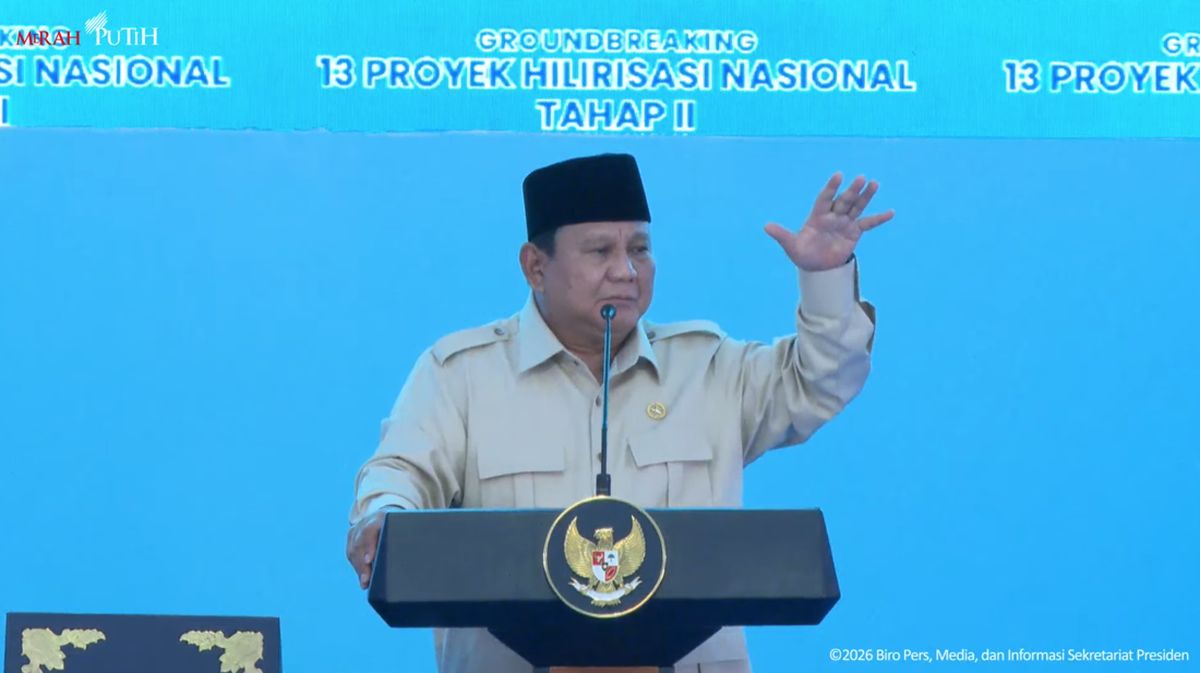 Prabowo Tegaskan Setop Jual Bahan Mentah, 40 Proyek Besar Dipacu 2026