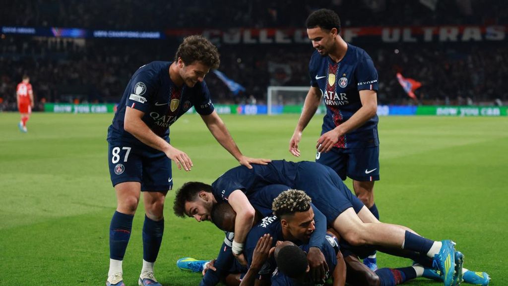 FOTO: Drama 9 Gol, PSG Kalahkan Bayern Munchen di Liga Champions