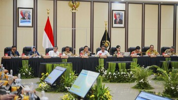 Rapat Bareng Menteri Kabinet, Kapolri Mitigasi Dampak Eskalasi Global
