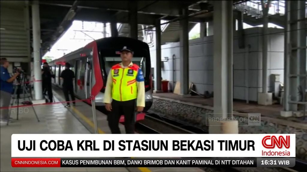 VIDEO: Uji Coba KRL Mulai Dilakukan Pascakecelakaan Bekasi Timur