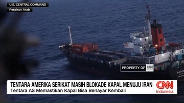 VIDEO: Tentara Amerika Serikat Masih Blokade Kapal Menuju Iran