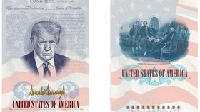 Foto Trump Bakal 'Mejeng' di Desain Terbaru Paspor AS