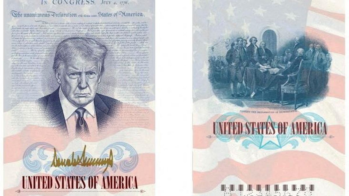 Foto Trump Bakal 'mejeng' Di Desain Terbaru Paspor As