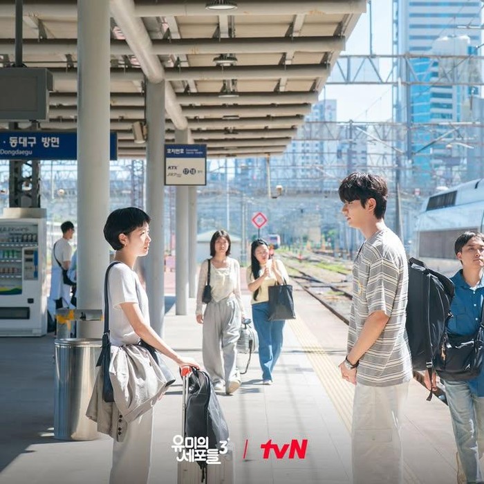 Kim Go Eun dan Kim Jae Won saat membintangi Yumi's Cells 3