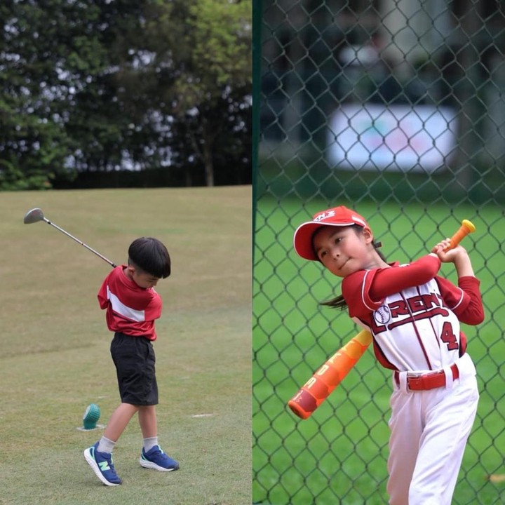 <p>Artis Chelsea Olivia kini telah dikaruniai dua anak dari pernikahannya dengan Glenn Alinskie. Mereka adalah Nastusha Olivia Alinskie dan Dante Oliver Alinskie. Melihat dari unggahan di Instagram, Nastusha diketahui jago bermain <em>baseball</em>, sementara sang adik Dante mahir bermain golf dan bahkan sudah mengikuti turnamen. Di pertandingan perdananya, Dante berhasil meraih juara ketiga dari 33 peserta yang ikut berkompetisi. (Foto: Instagram @chelseaoliviaa)</p>