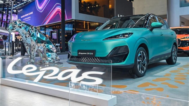 Auto China 2026 dimanfaatkan Chery Group untuk memperkenalkan lini kendaraan elektrifikasi terbaru dari brand Lepas.