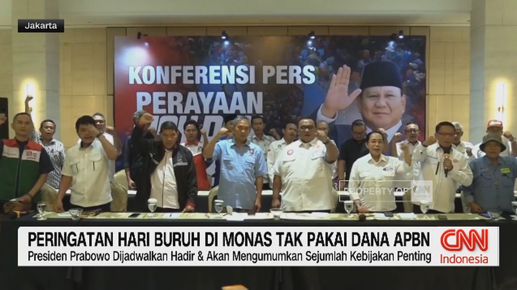 VIDEO: Peringatan Hari Buruh di Monas Tak Pakai Dana APBN