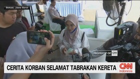 VIDEO: Cerita Korban Selamat Tabrakan Kereta, Trauma Mendalam