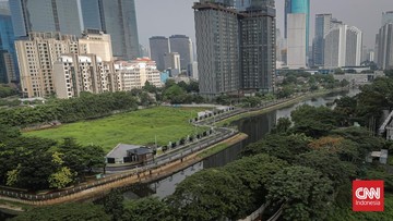FOTO: Waduk Melati, Oasis Urban yang Memikat Hati di Tanah Abang