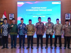Menteri PU Lantik 7 Pejabat Eselon I, Purnawirawan TNI Jadi Dirjen SDA