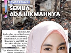 Video: Rumah Dilahap Si Jago Merah, Anisa Rahma Bersyukur Masih Selamat