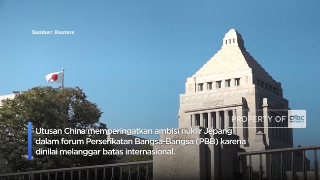 Video: China Soroti Ambisi Nuklir Jepang di Dewan Keamanan PBB