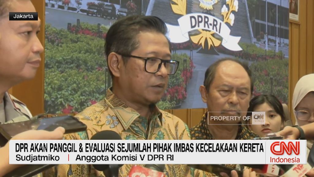 VIDEO: DPR Akan Panggil Sejumlah Pihak Imbas Kecelakaan Kereta